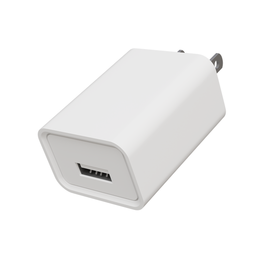 Wall Charger USB-A, One-Port 12w 5v 2.4a