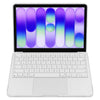 Hands snapping the Hyve two-piece case onto a MacBook Neo
